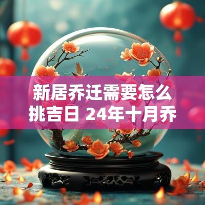 新居乔迁需要怎么挑吉日 24年十月乔迁新居吉日