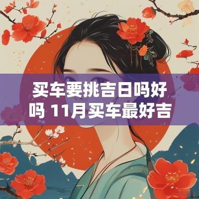 买车要挑吉日吗好吗 11月买车最好吉日