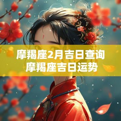 摩羯座2月吉日查询 摩羯座吉日运势