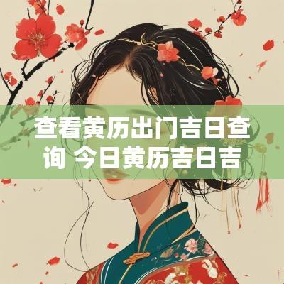 查看黄历出门吉日查询 今日黄历吉日吉时查询