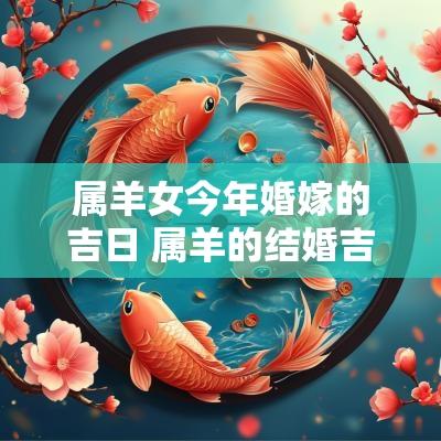 属羊女今年婚嫁的吉日 属羊的结婚吉日一览表