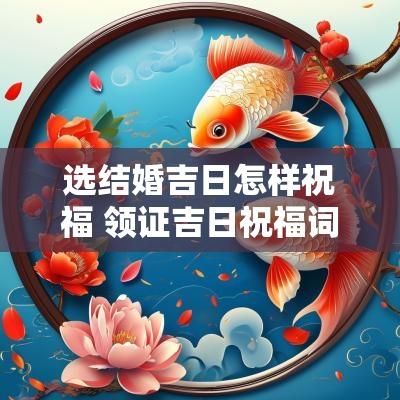 选结婚吉日怎样祝福 领证吉日祝福词大全简短