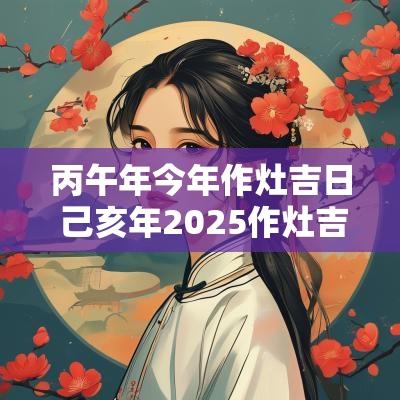 丙午年今年作灶吉日 己亥年2025作灶吉日