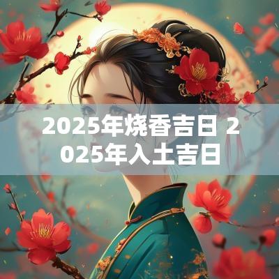 2025年烧香吉日 2025年入土吉日