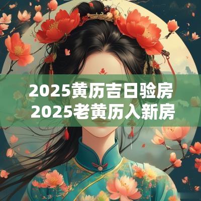2025黄历吉日验房 2025老黄历入新房吉日