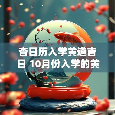 杳日历入学黄道吉日 10月份入学的黄道吉日