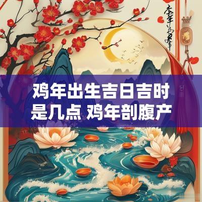 鸡年出生吉日吉时是几点 鸡年剖腹产吉日吉时