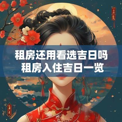 租房还用看选吉日吗 租房入住吉日一览表