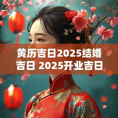 黄历吉日2025结婚吉日 2025开业吉日吉时黄历