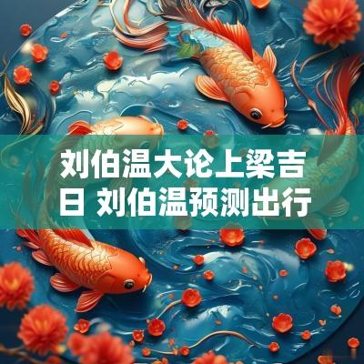 刘伯温大论上梁吉日 刘伯温预测出行吉日