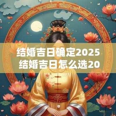 结婚吉日确定2025 结婚吉日怎么选2025年