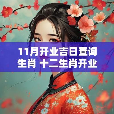 11月开业吉日查询生肖 十二生肖开业吉日吉时