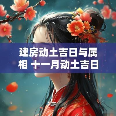 建房动土吉日与属相 十一月动土吉日查询