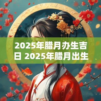 2025年腊月办生吉日 2025年腊月出生吉日