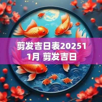 剪发吉日表202511月 剪发吉日