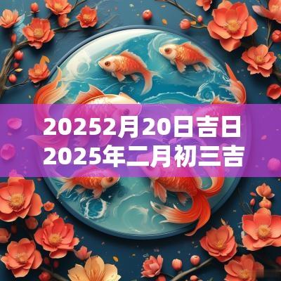 20252月20日吉日 2025年二月初三吉日