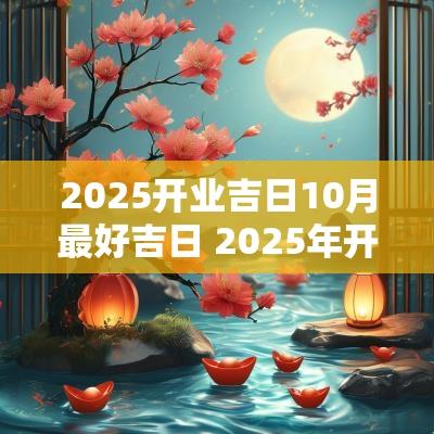 2025开业吉日10月最好吉日 2025年开业吉日吉时一览表
