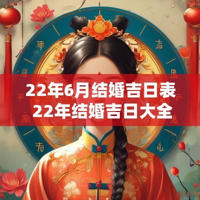 22年6月结婚吉日表 22年结婚吉日大全
