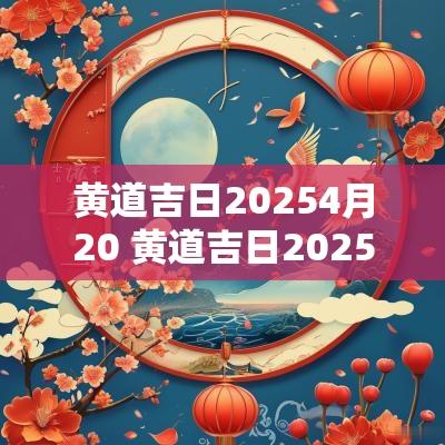 黄道吉日20254月20 黄道吉日2025年2月一览表