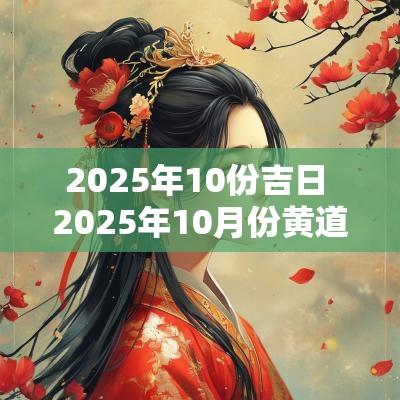 2025年10份吉日 2025年10月份黄道吉日一览表