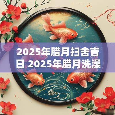 2025年腊月扫舍吉日 2025年腊月洗澡的吉日