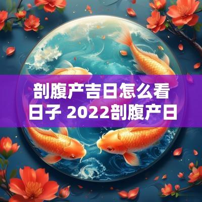 剖腹产吉日怎么看日子 2025剖腹产日子有吉日之说吗