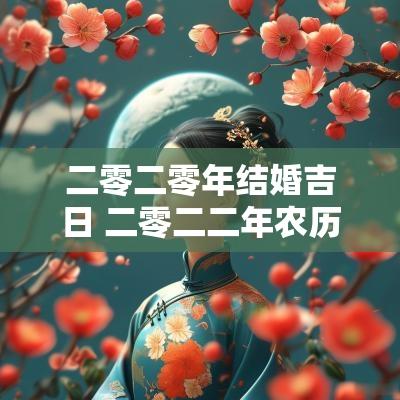 二零二零年结婚吉日 二零二二年农历正月结婚吉日