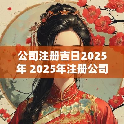 公司注册吉日2025年 2025年注册公司吉日查询
