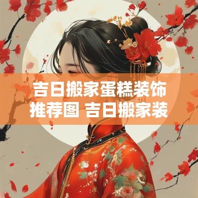 吉日搬家蛋糕装饰推荐图 吉日搬家装修效果图