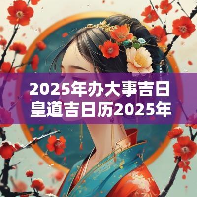 2025年办大事吉日 皇道吉日历2025年