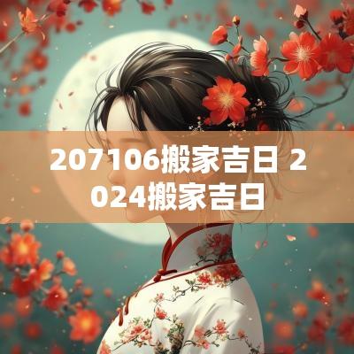 207106搬家吉日 2025搬家吉日
