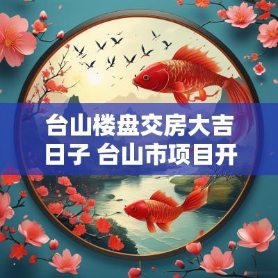 台山楼盘交房大吉日子 台山市项目开工奠基大吉
