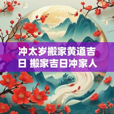 冲太岁搬家黄道吉日 搬家吉日冲家人属相