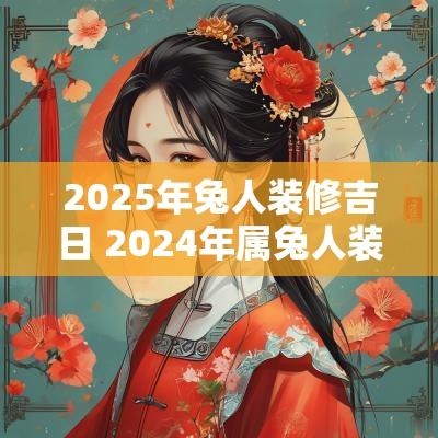 2025年兔人装修吉日 2025年属兔人装修开工吉日