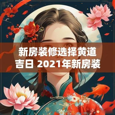 新房装修选择黄道吉日 2025年新房装修开工黄道吉日