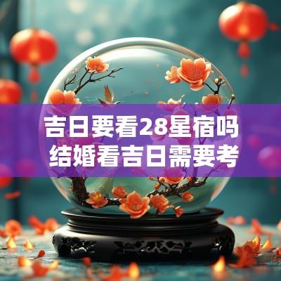 吉日要看28星宿吗 结婚看吉日需要考虑28星宿吗