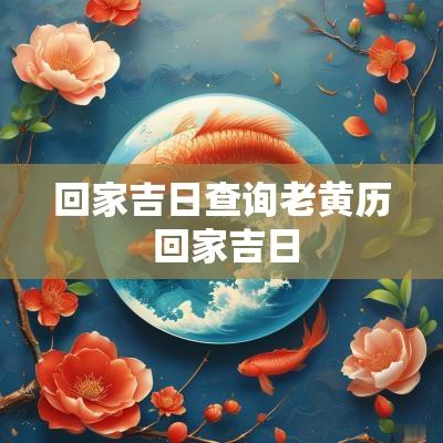 回家吉日查询老黄历 回家吉日