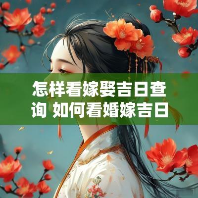 怎样看嫁娶吉日查询 如何看婚嫁吉日