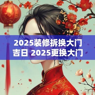 2025装修拆换大门吉日 2025更换大门怎样选吉日