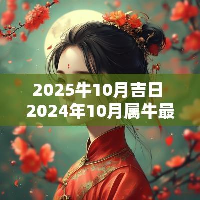 2025牛10月吉日 2025年10月属牛最旺吉日