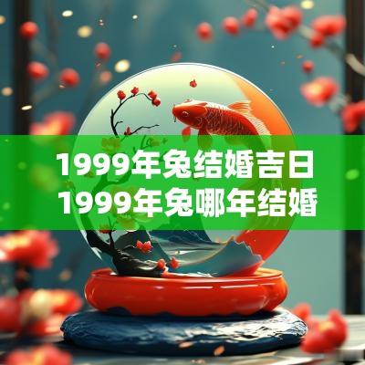 1999年兔结婚吉日 1999年兔哪年结婚最好