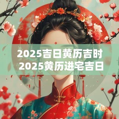 2025吉日黄历吉时 2025黄历进宅吉日