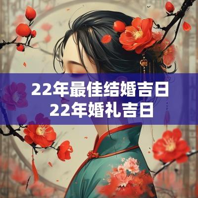22年最佳结婚吉日 22年婚礼吉日