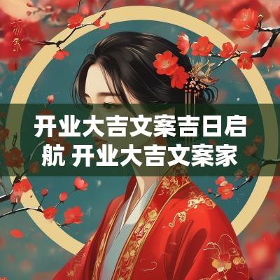 开业大吉文案吉日启航 开业大吉文案家居