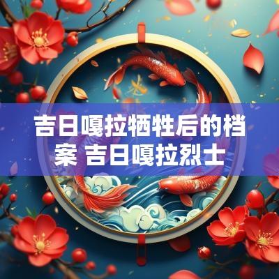 吉日嘎拉牺牲后的档案 吉日嘎拉烈士