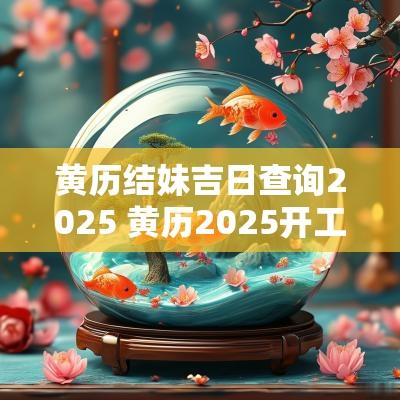 黄历结妹吉日查询2025 黄历2025开工吉日查询