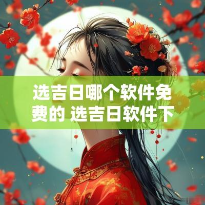 选吉日哪个软件免费的 选吉日软件下载