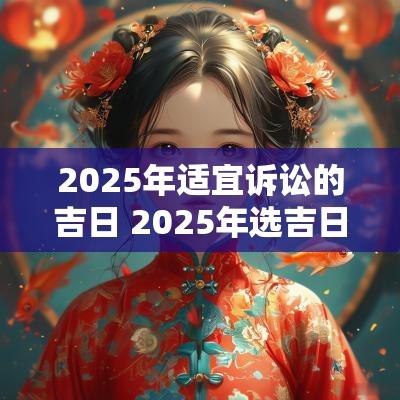 2025年适宜诉讼的吉日 2025年选吉日实例