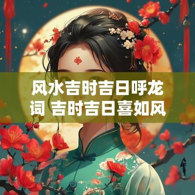 风水吉时吉日呼龙词 吉时吉日喜如风祝福词
