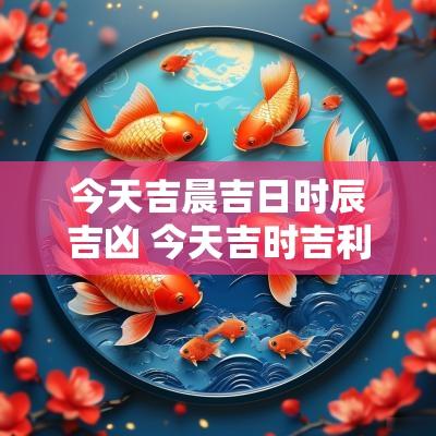 今天吉晨吉日时辰吉凶 今天吉时吉利方位